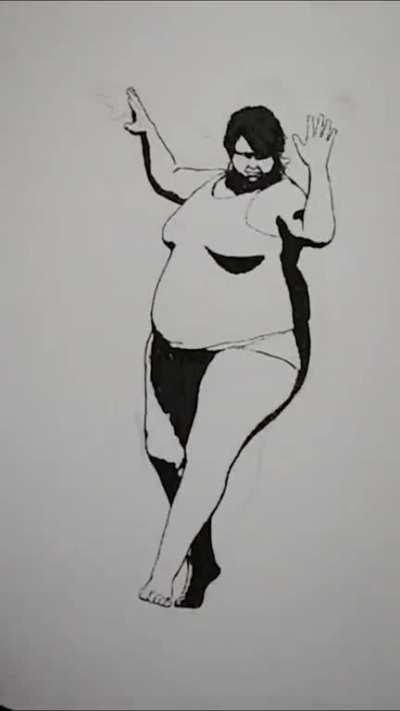 I made a really big flip book