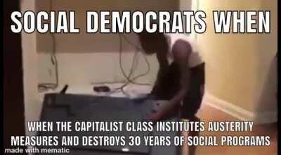 If only we could control the state through some...dictatorship of the prol...nevermind 😔