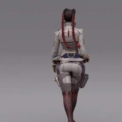 Loba banner pose without the banner