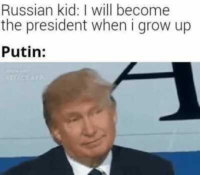Thanks I hate Vladmir Trump or Donald Putin, idk