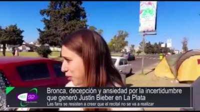 Tragedia nacional: JB suspende show en Arg. y fans se tienen que meter la carpa en el OGT.