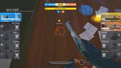 Tip: IQ's gadget can spot defenders while they're defusing.