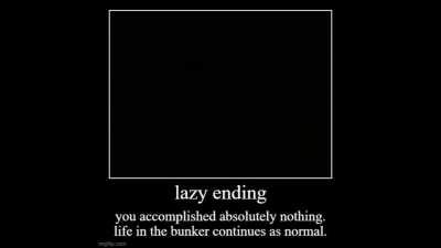 Bunker ending slides from the Discord