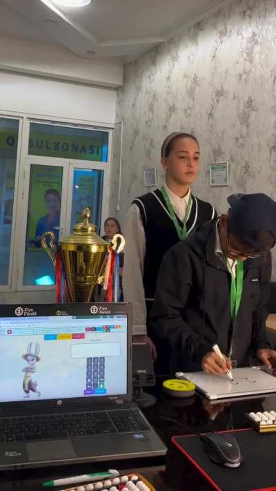 I didn’t even have time to read the numbers.