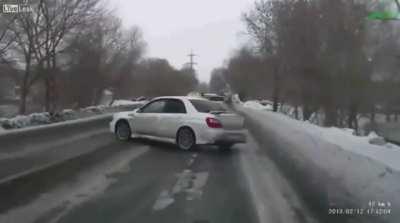 The greatest pass in automotive history