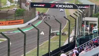 Super GT Suzuka 2023 Matsuda & Matsuura Horror Crash