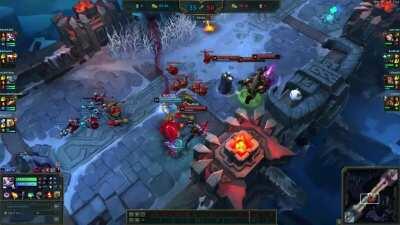 Our friend got sick of our team comp and decided to go afk in a custom...