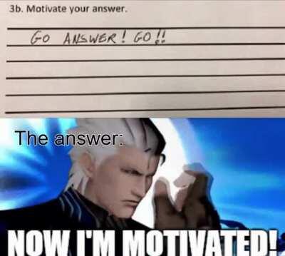 Where's your motivation?