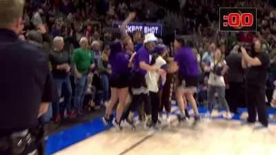 [Highlight] Another bucks fan hits a half court shot on his final attempt to win $10,000!