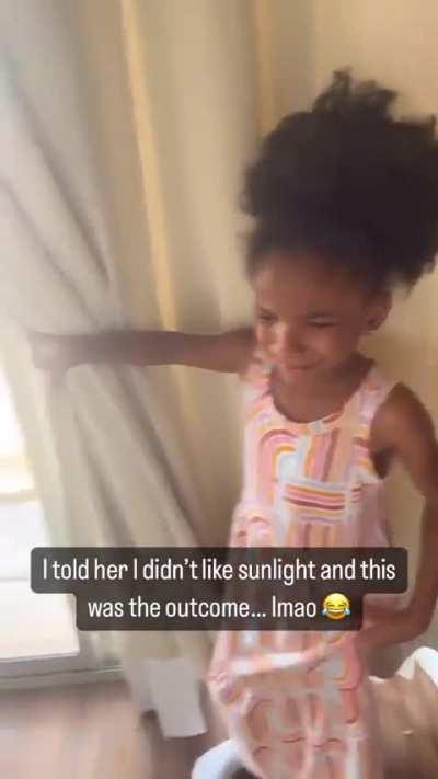 If you think your mum's a vampire, you have to look out for yourself.