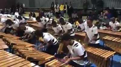 The unity and skill of these students is absolutely divine