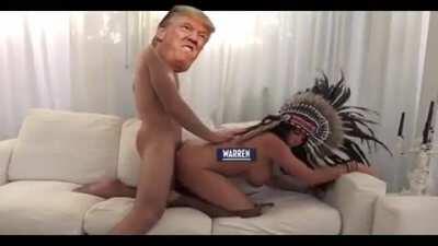 Elizabeth Warren finally convinces Trump that shes a Native American