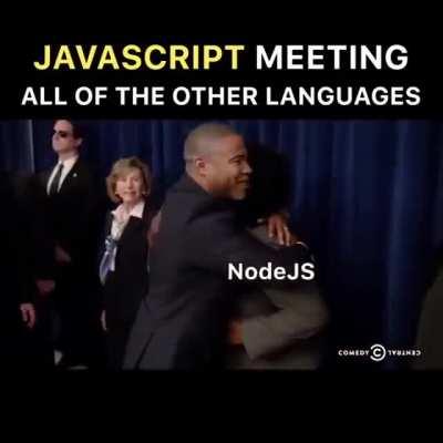 JavaScript meeting all the other languages
