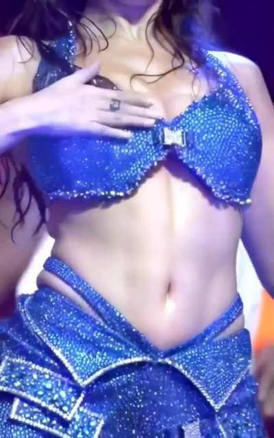 Nora Fatehi Boobs Press