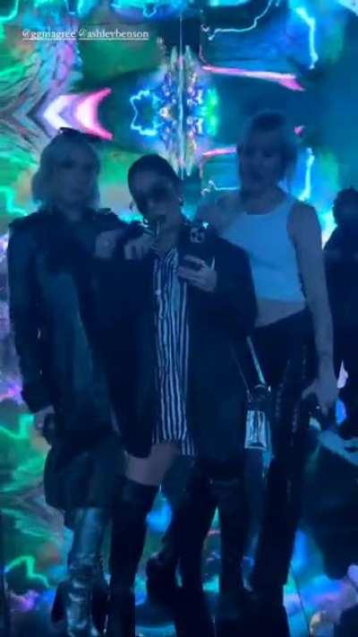 With Ashley Benson & GG Magree