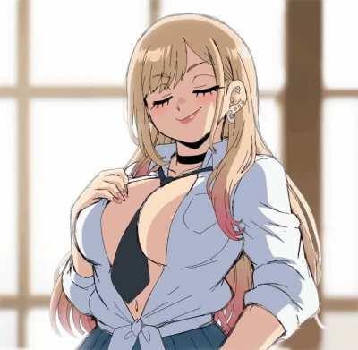 Marin revealing her titties