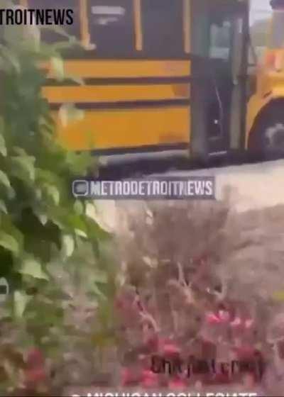 Student opens fire outside of Highschool after being suspended earlier today in Warren,MI