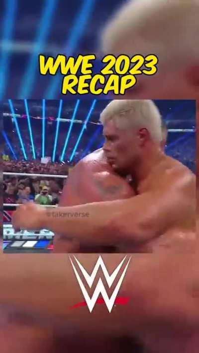 WWE Recap of 2023