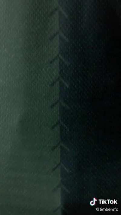 Video posted to the timbers tiktok account featuring Williamson in the new kit