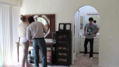 Kid comes out of the closet and parents flip