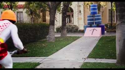 This clip from the trailer to the upcoming Jackass-movie