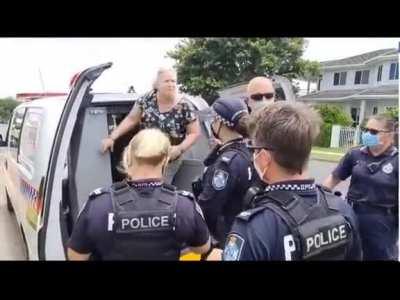 Australian police. Keeping the public safe from a domestic terrorist.