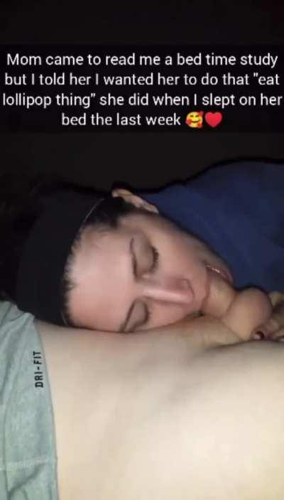 Mom loves my lollipop 🍭 🤤