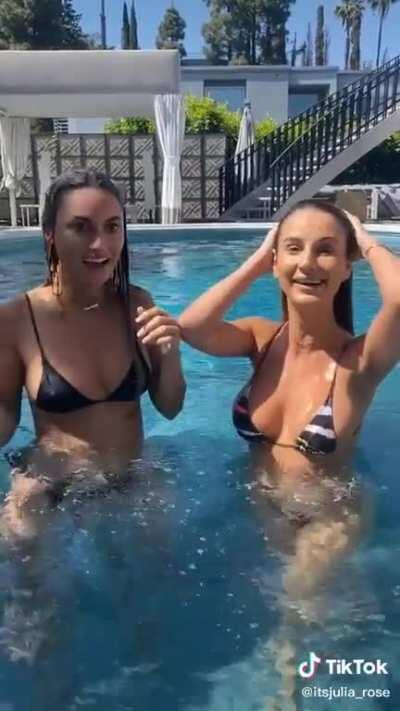 Love how she keeps grabbing her boobs