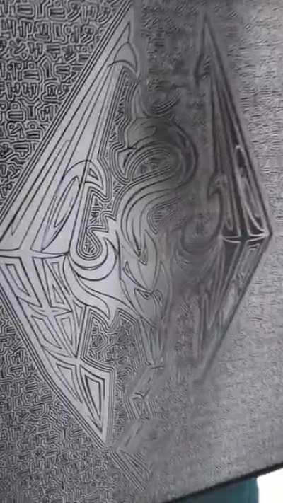 [OC] [skyrim] artwork for my friend birthday