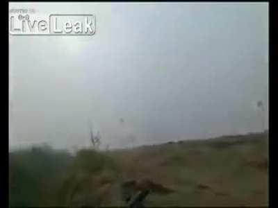 The Taliban Equivalent of the Trailer Park Boys. Filmed a couple years ago, I'm again unsure of where. They try to blow up a convoy, but you'll see what happens. The subtitles are translations, not a joke put in.