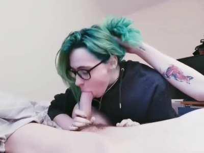 I miss my green hair sometimes...[OC]