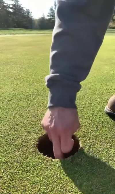 The golf hole process