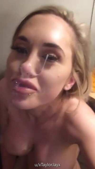 It’s always fun getting covered in cum [OC]