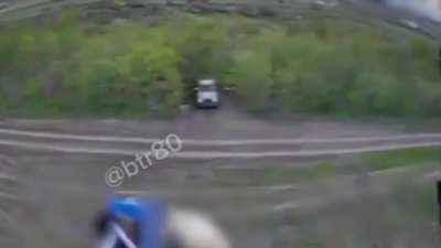 FPV drone strikes on Ukrainian vehicles and positions in the Pokrovsk direction