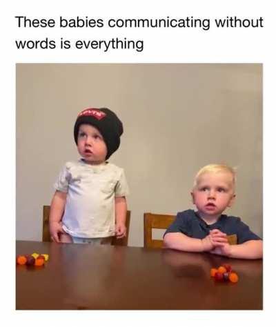 The look they gave each other