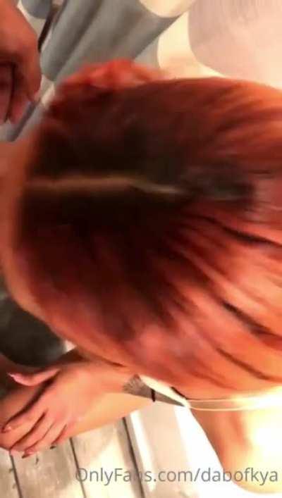 Buss on her face💦😩