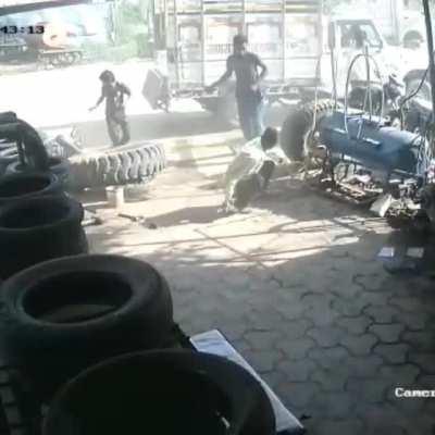 Casually filling air!