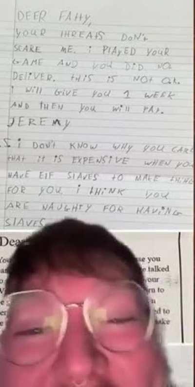 I guess that Jeremy really wants that present 