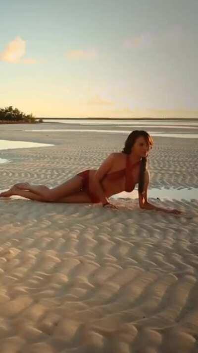 Chrissy Teigen - Sports Illustrated Swimsuit - Body Paint Vertical Edit