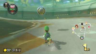 Just how hard did that blue shell hit me?!?