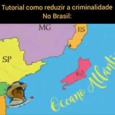Taxa de crimes vai pra 0%