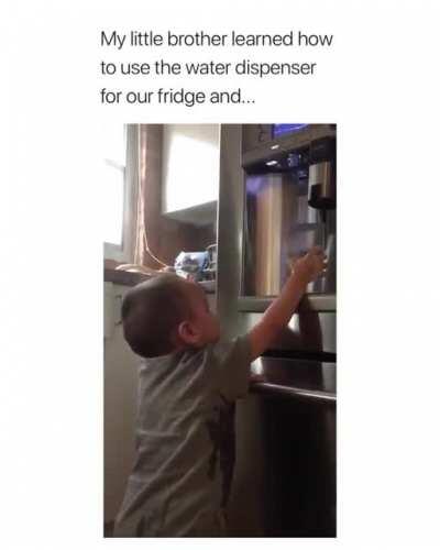 To use the water dispenser without spilling water