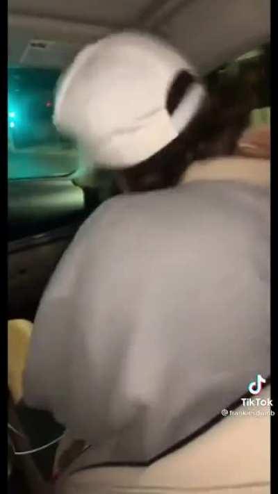 The only one with taste in the car