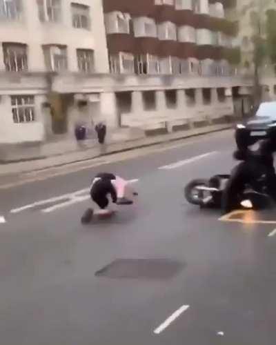 Drunk Scotland fan in London