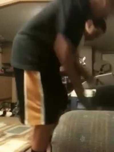 Locked into a pullout couch 🤦‍♂️