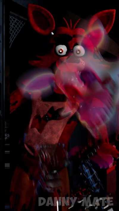 When Foxy Catches You in FNAF 1.....