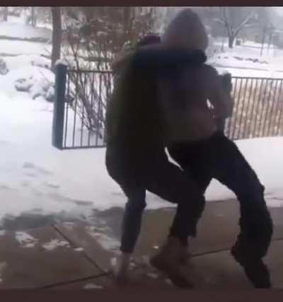 No Backstory behind this he hit the cross Rhodes(WWE Reference)