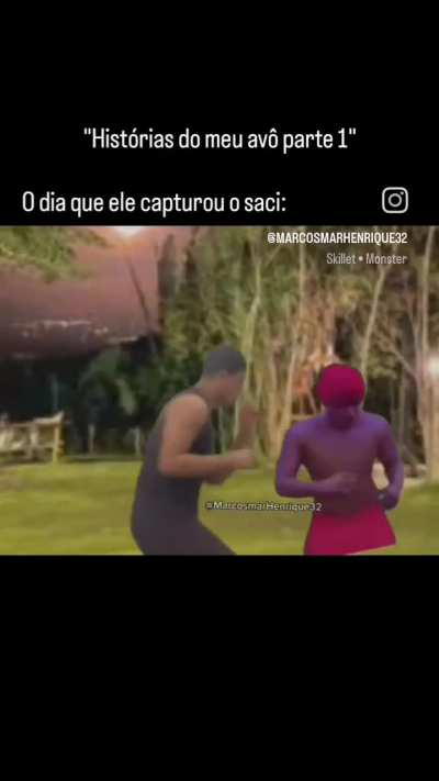 Meu vô contando essas histórias pro meu pai, e já aconteceu dele ter sido desmascarado ao vivo 