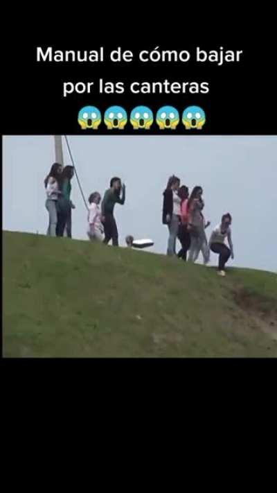 Que nadie te diga como bajar la cantera.