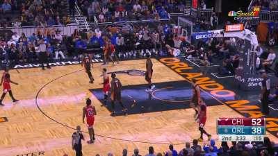 [Highlight] Javonte Green submits his Shaqtin bid by passing the ball to the Magic bench